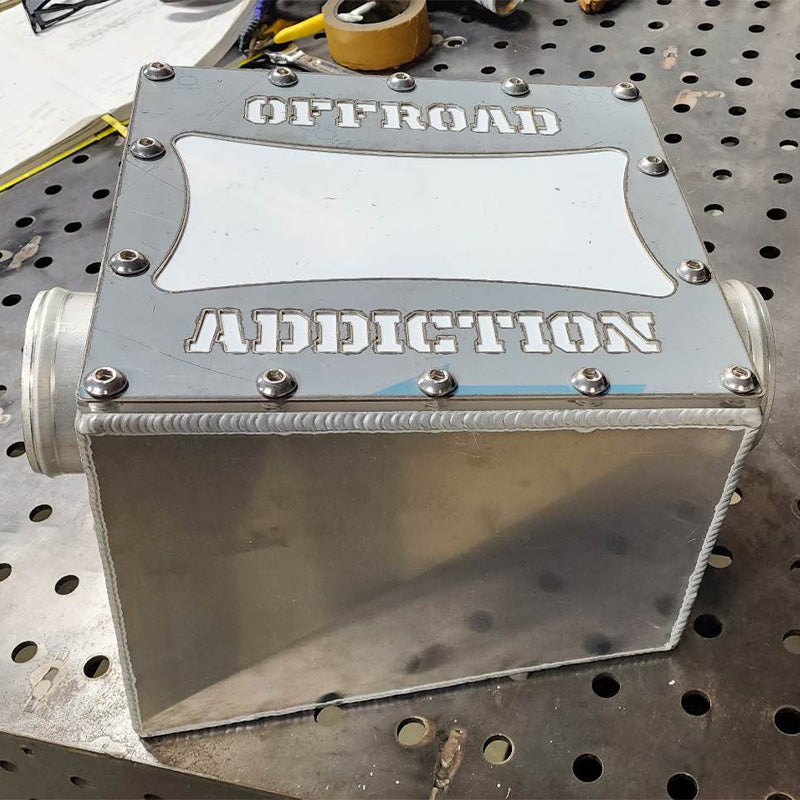 80 Series Landcruiser Aluminium Airbox - Damaged