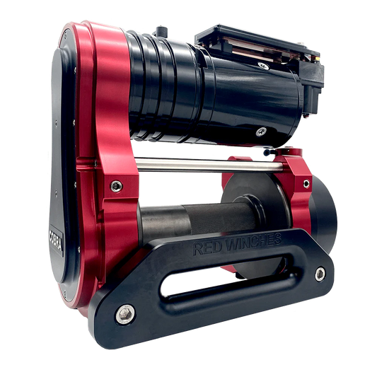 RED Winches Electric Winch - Cobra 2 Single Ox Motor, 12V, XL Drum Standard Gearing