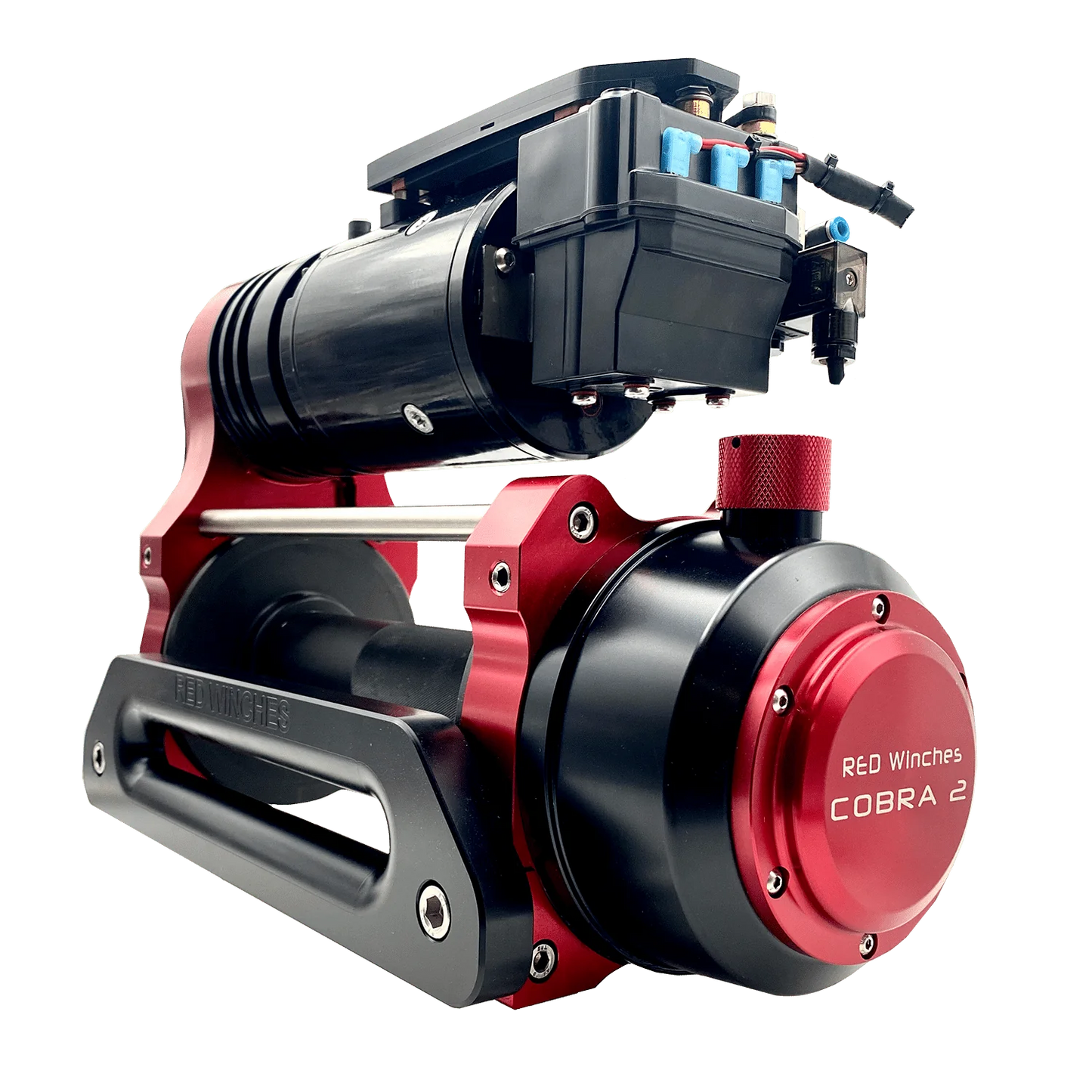 RED Winches Electric Winch - Cobra 2 Single Ox Motor, 12V, XL Drum Standard Gearing