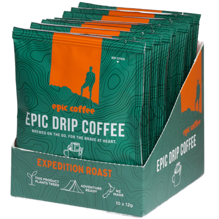 Epic Coffee Expedition Roast Drip Filters - 10 Pack