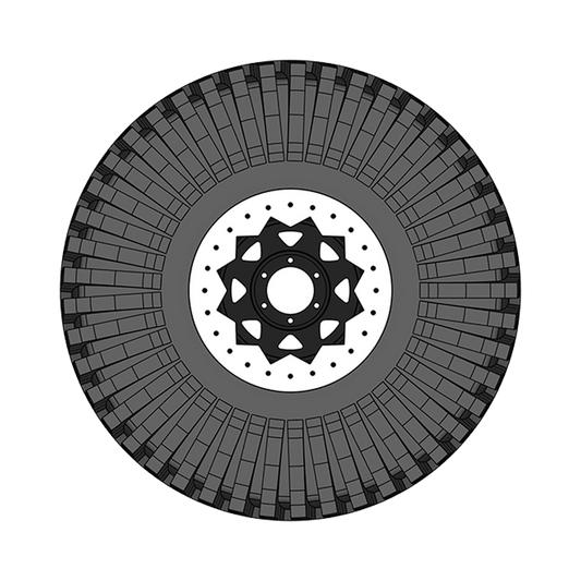 16" DIY Beadlock Kit - 12pt Star