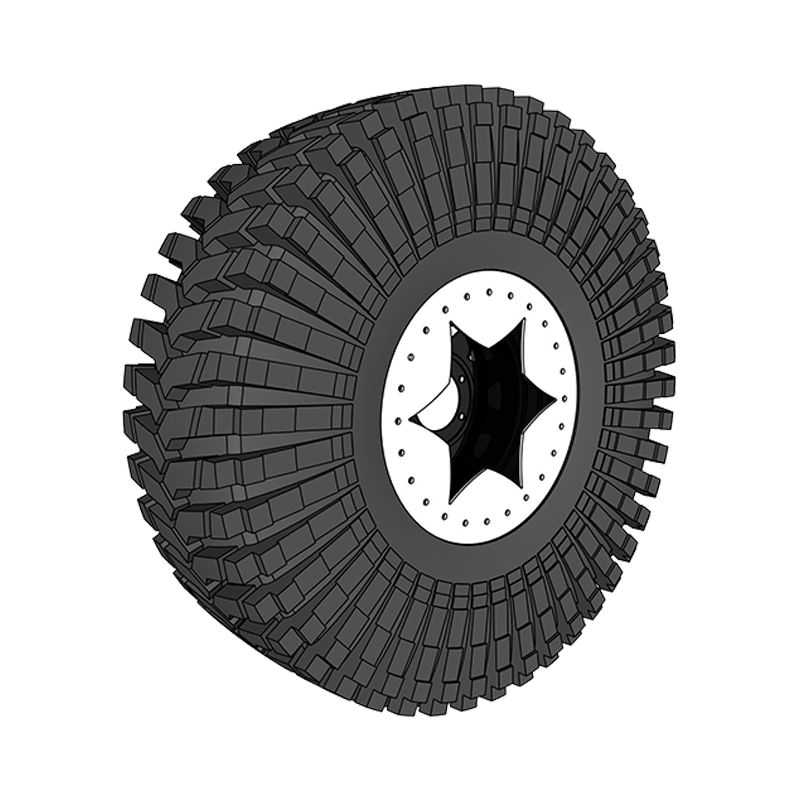 16" DIY Beadlock Kit - 6pt Curved Star