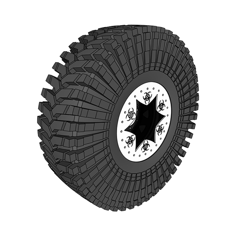 17" DIY Beadlock Kit - BH 6pt Curved Star