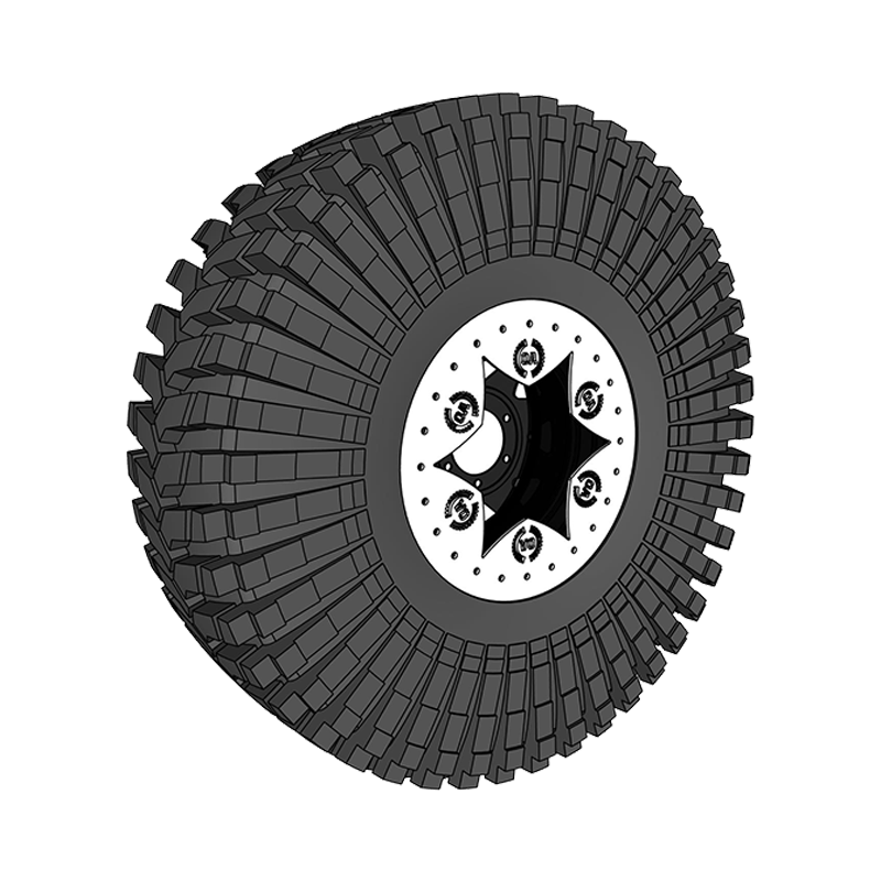 17" DIY Beadlock Kit - OA 6pt Curved Star
