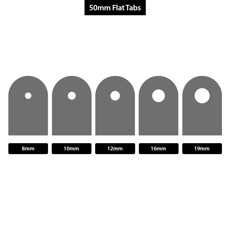 50mm Flat Tab