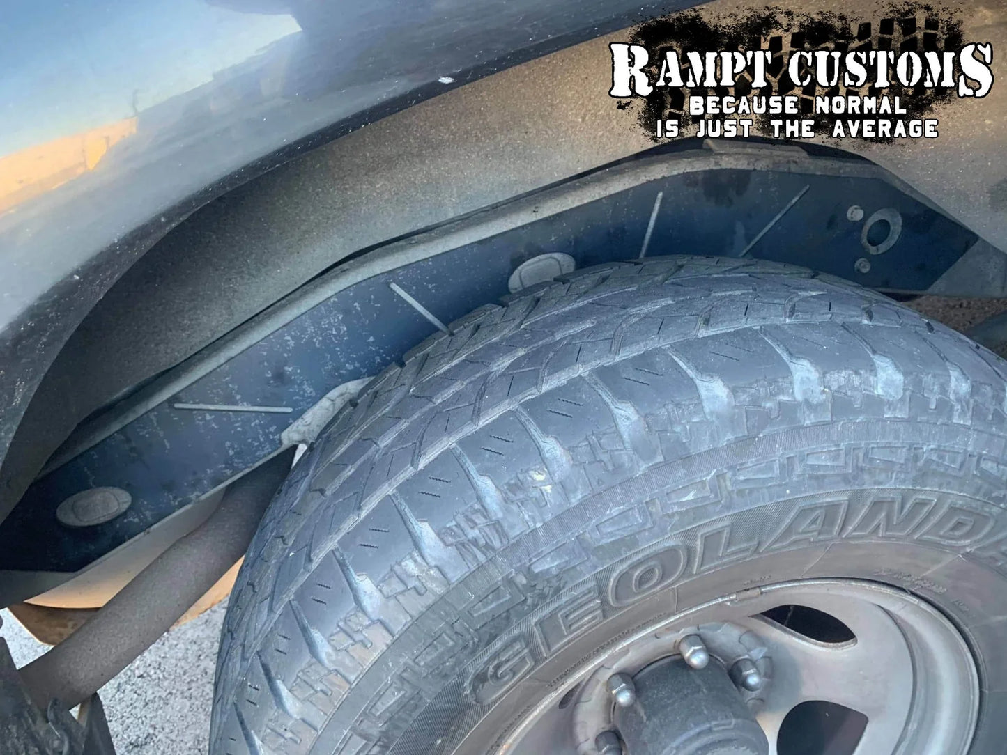 Rampt Customs Toyota 80/105 Landcruiser Rear Chassis Plates