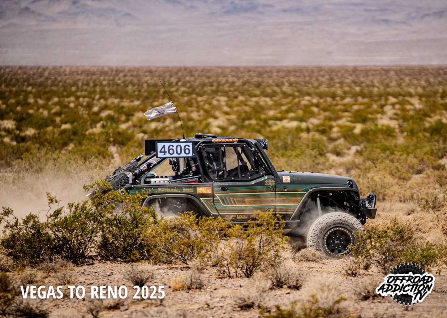 2026 Offroad Addiction A3 Wall Calendar