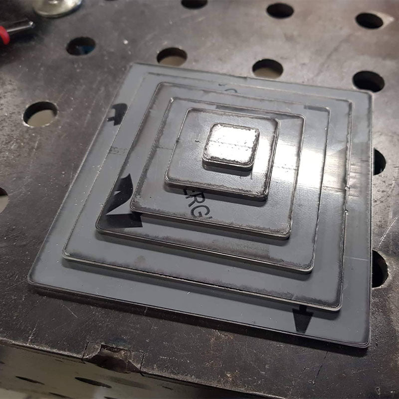 Square Pyramid Weld Practice Kit Stainless Steel Offroad Addiction