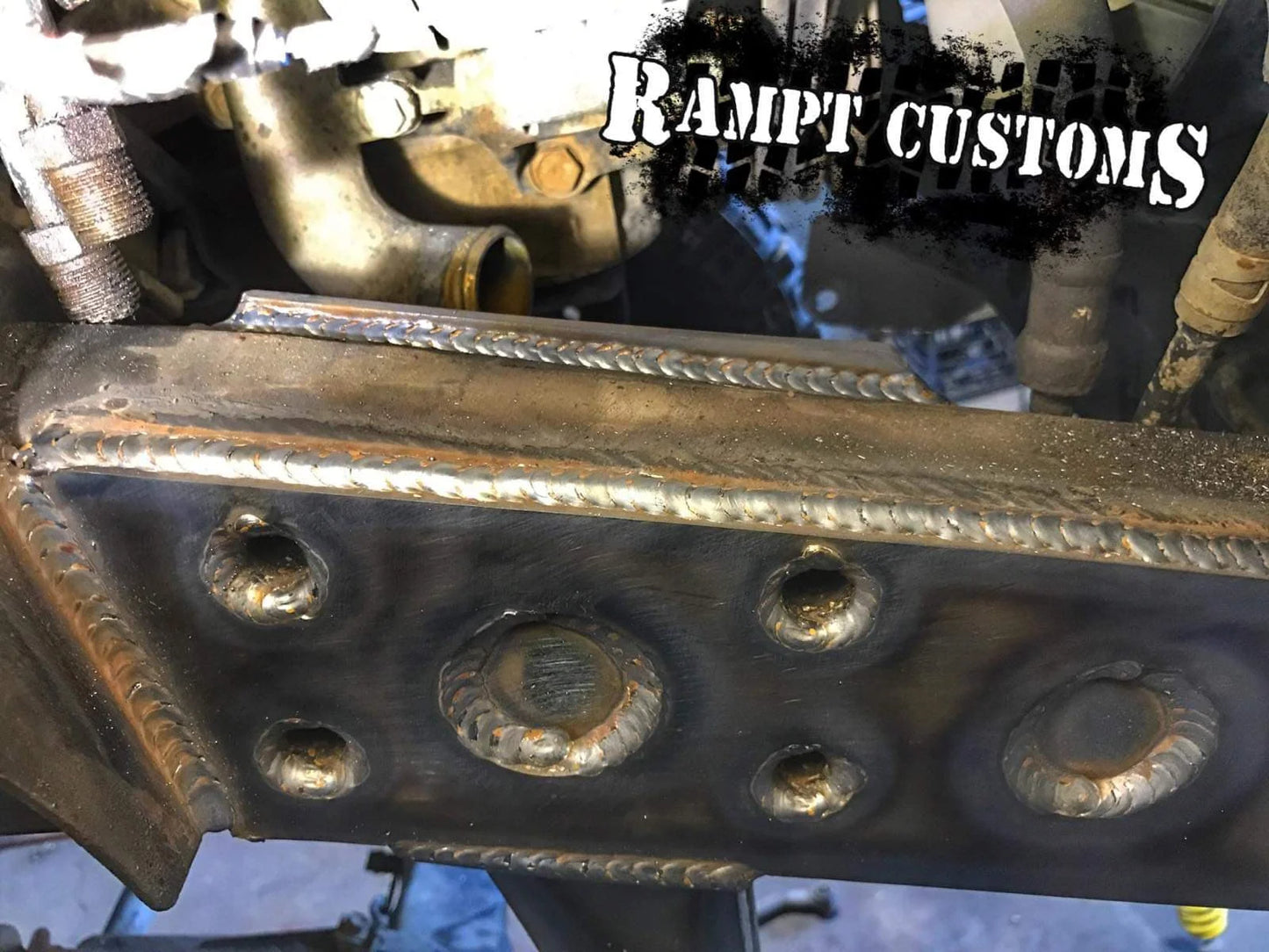 Rampt Customs Toyota 80/105 Landcruiser Steering Box Brace Kit